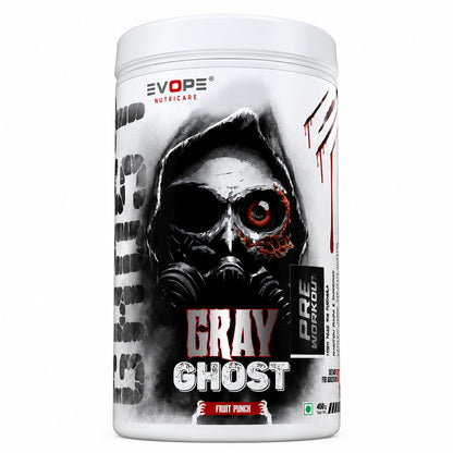 Gray Ghost Pre Workout Powder Combo for Men & Women with Premium Gym Shaker