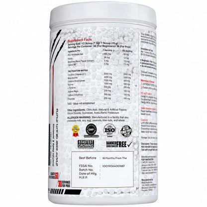 Gray Ghost Pre Workout Powder Combo for Men & Women with Premium Gym Shaker