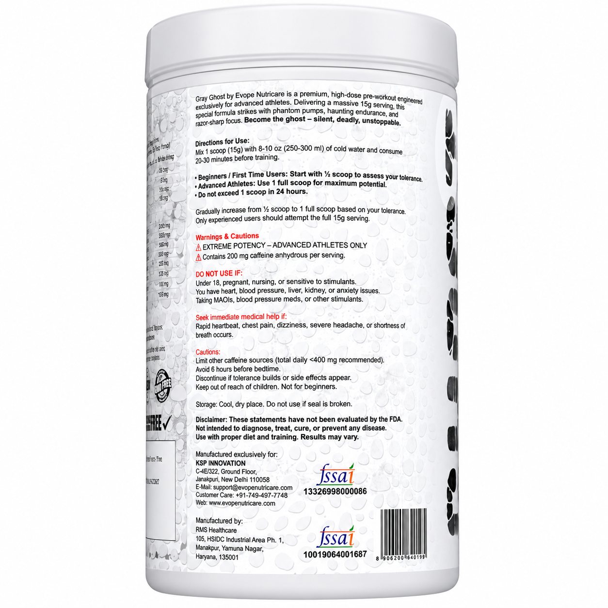 EVOPE Gray Ghost Pre-workout