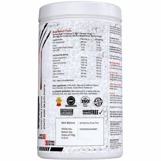 EVOPE Gray Ghost Pre-workout